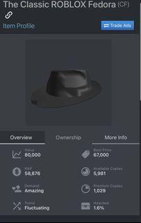 Fedora Toys Games Carousell Singapore - classic hat hangout roblox