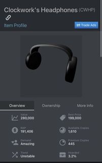 Roblox Account Toys Games Video Gaming Video Games On Carousell - roblox red clockwork headphones are going limited