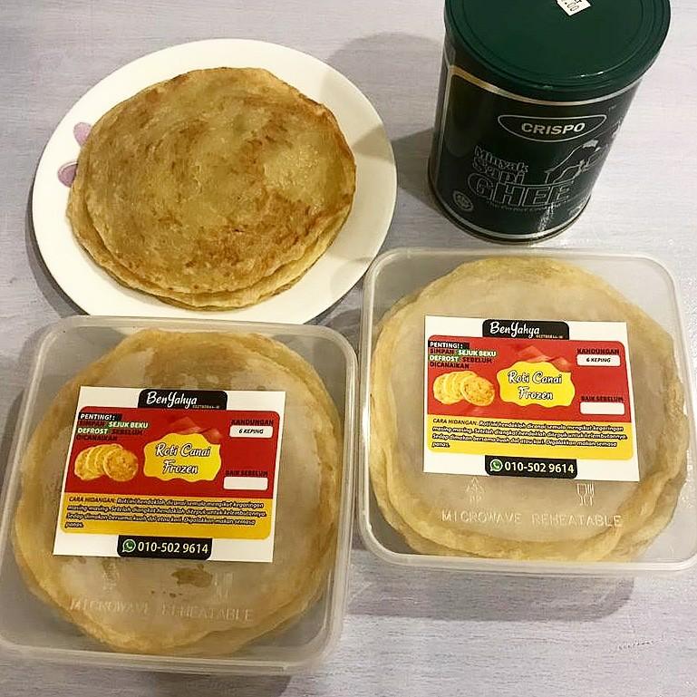 Roti Canai Frozen Benyahya Food Drinks Instant Food On Carousell