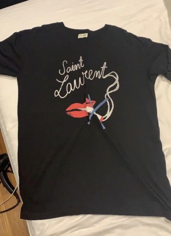Ysl no smoking t shirt on sale