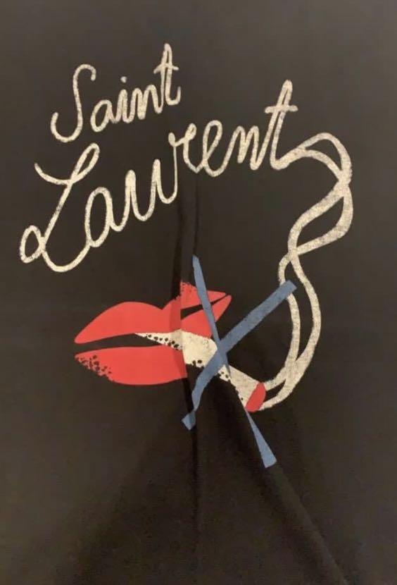 Saint laurent no smoking tee on sale