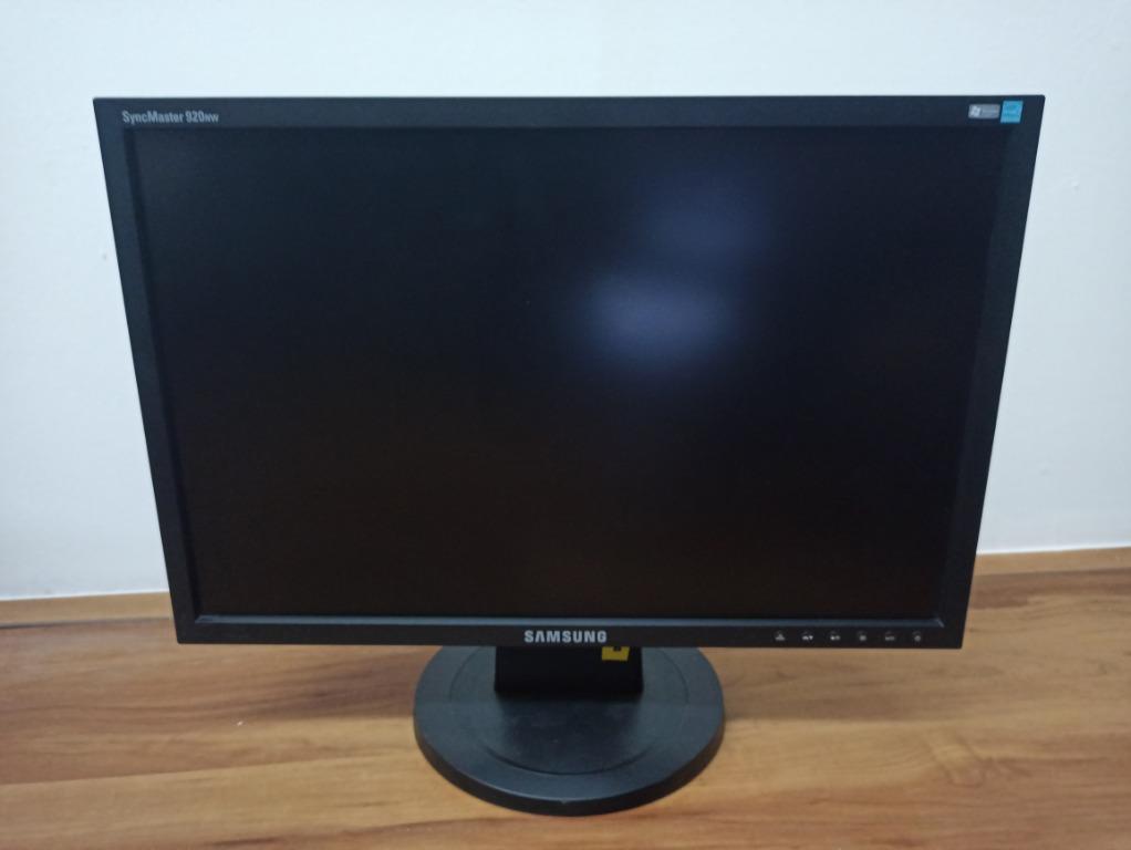 samsung syncmaster 920nw 19 widescreen lcd computer display vga black