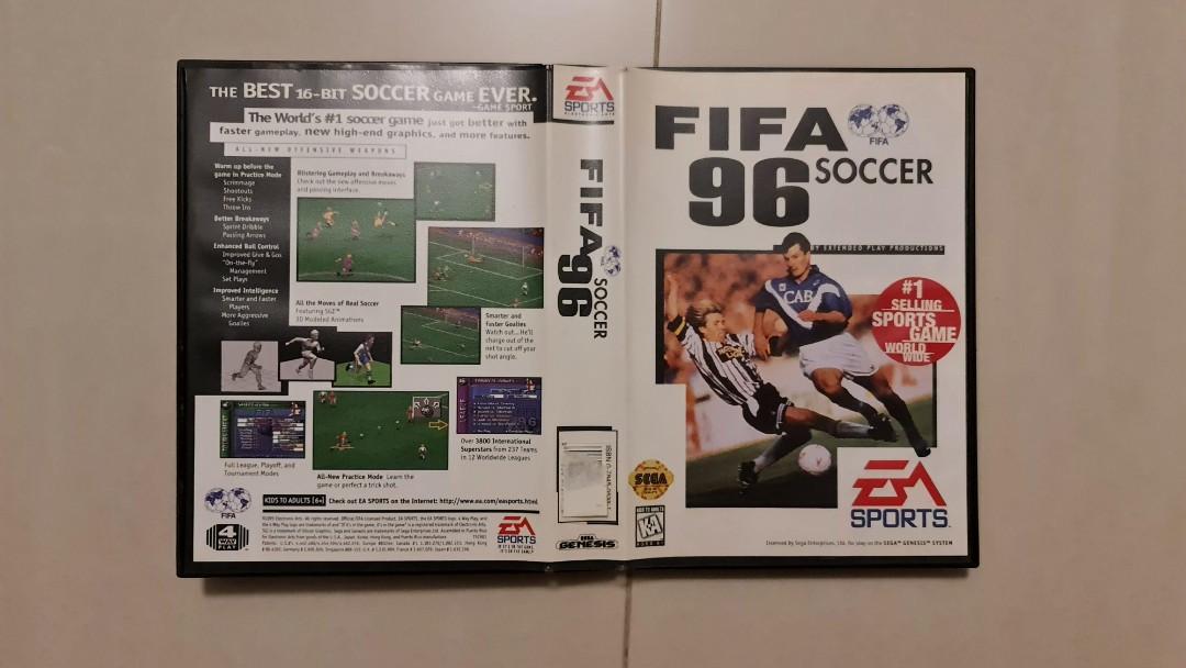 Jeu FIFA SOCCER 96 SEGA Mega Drive - Complet, Bon état, Jeu De Foot Rétro