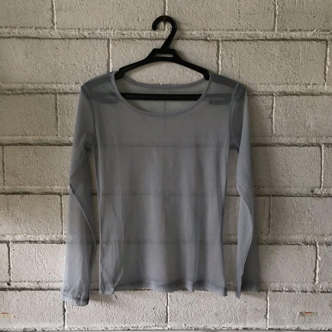 90s sheer top