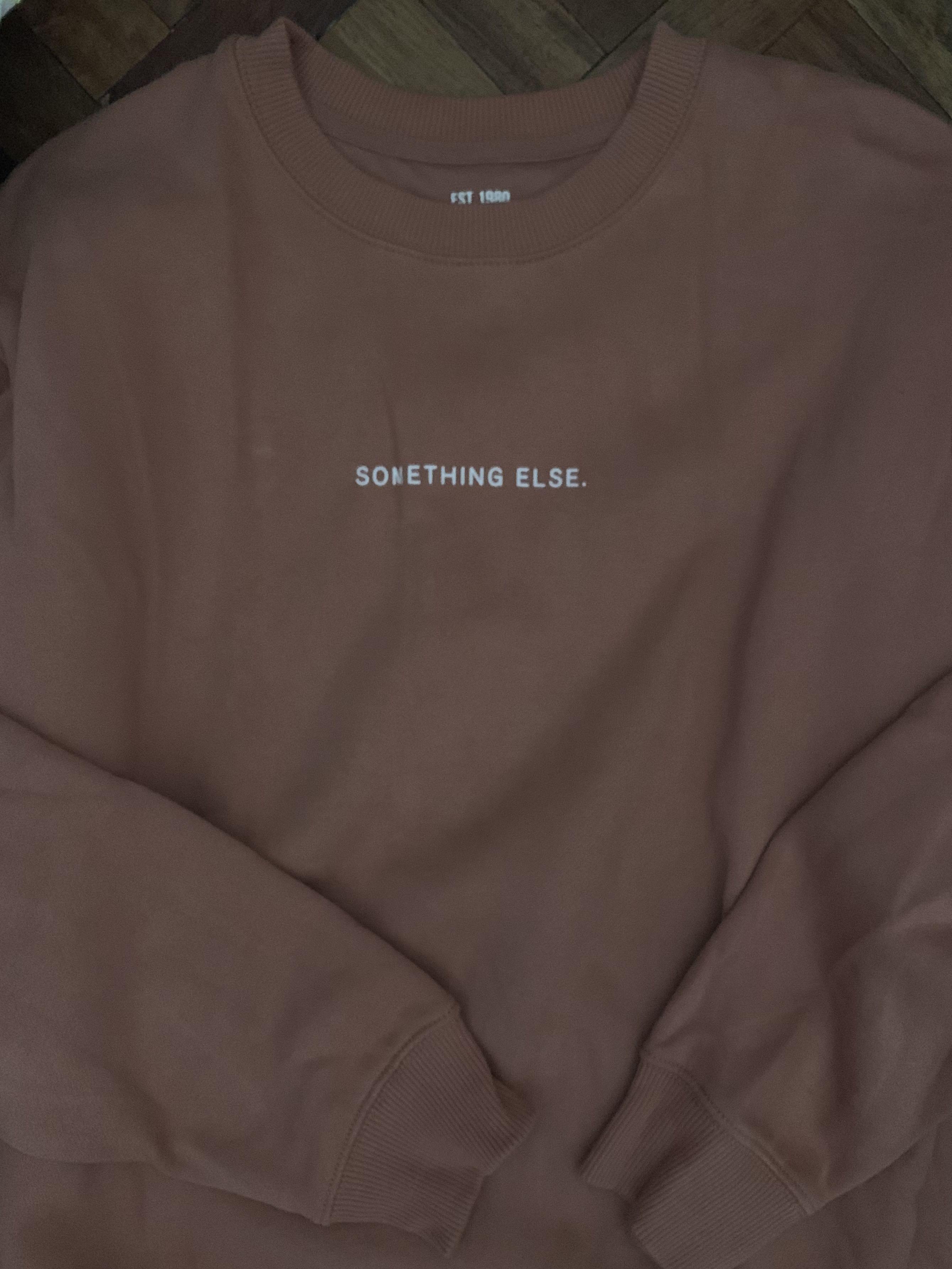 Spao Something Else Sweatshirt Men S Fashion Clothes Tops On Carousell
