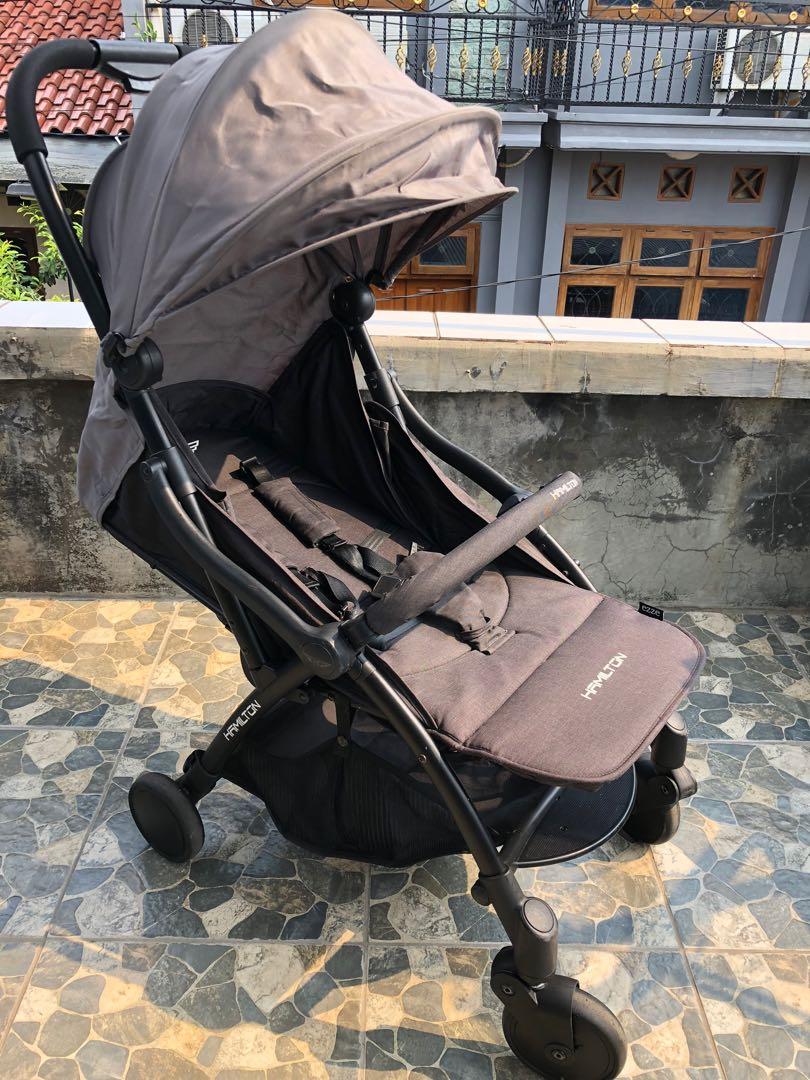 Stroller Hamilton Ezze Basic Grey Bayi Anak Kereta Kursi