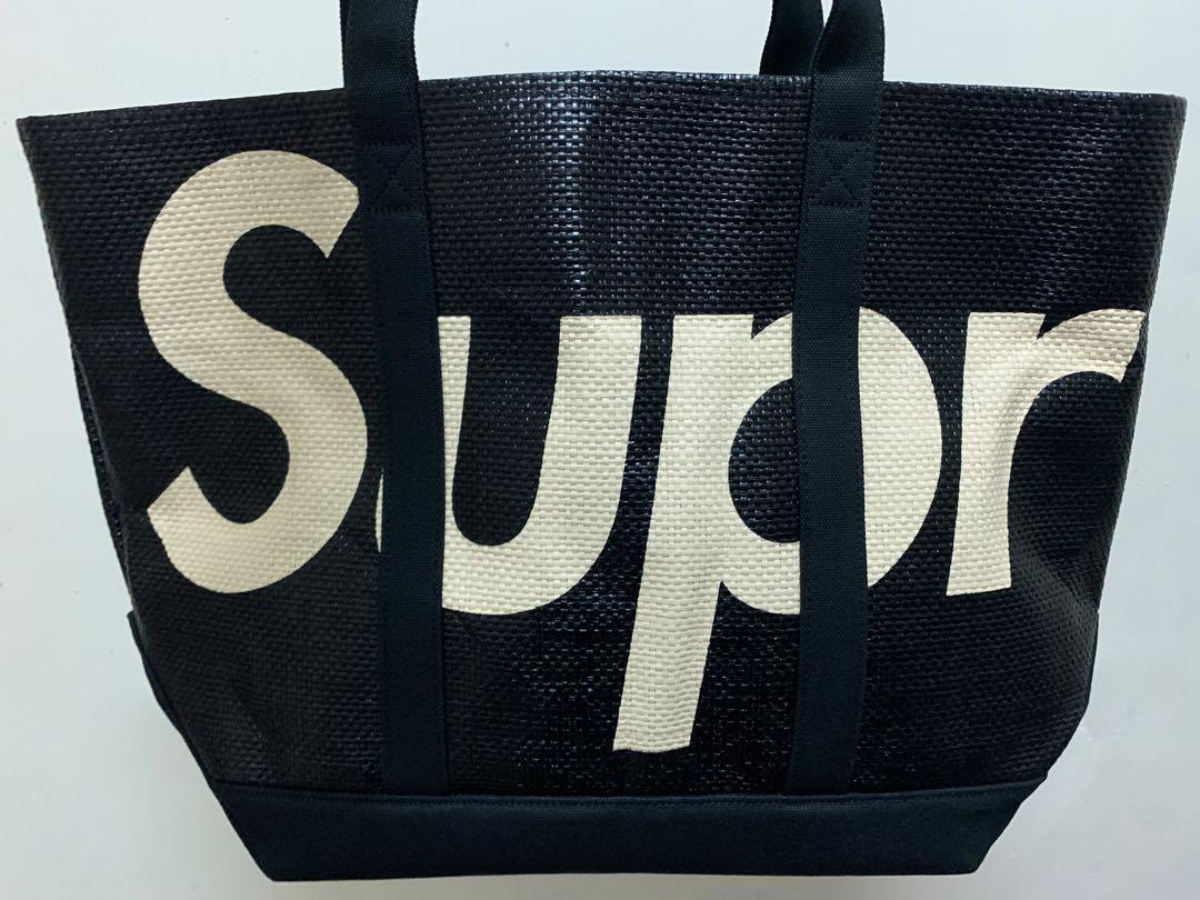 Supreme 20SS Raffia Tote Bag, 名牌精品, 精品包與皮夾在旋轉拍賣