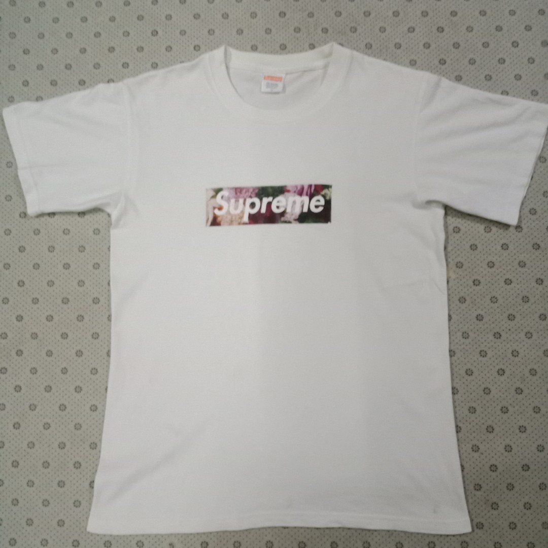 Supreme floral deals t shirt