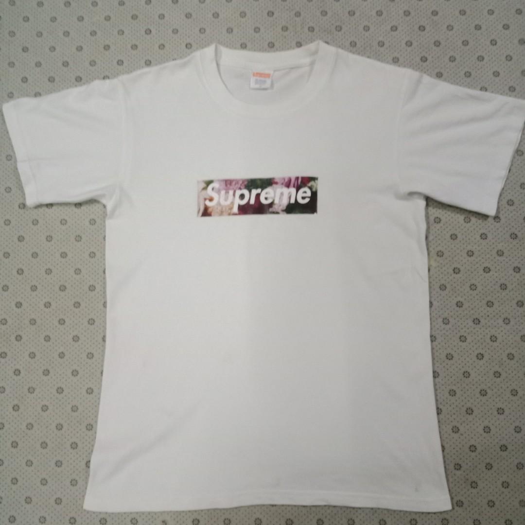 supreme floral box logo