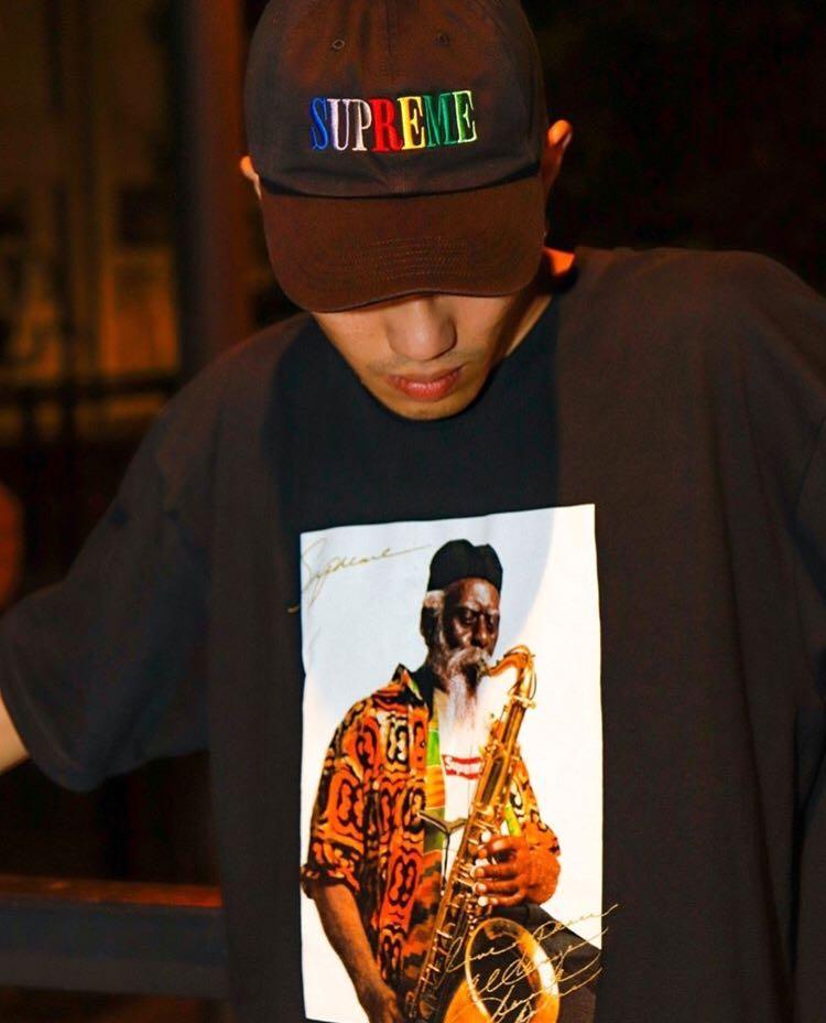 Supreme Pharoah Sanders Tee Black, Men's Fashion, Tops & Sets