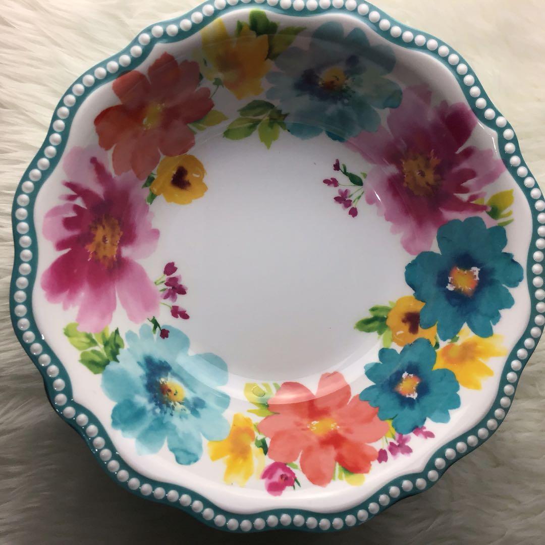 Pioneer woman melamine bowls store