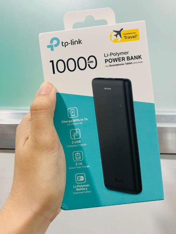 Tp Link Tl Pb mah Li Polymer Power Bank Black Mobile Phones Gadgets Mobile Gadget Accessories Batteries Power Banks On Carousell