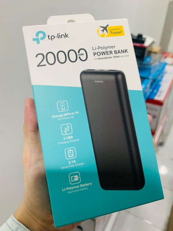 Tp Link Tl Pb000 000mah Li Polymer Power Bank Black Mobile Phones Gadgets Mobile Gadget Accessories Batteries Power Banks On Carousell