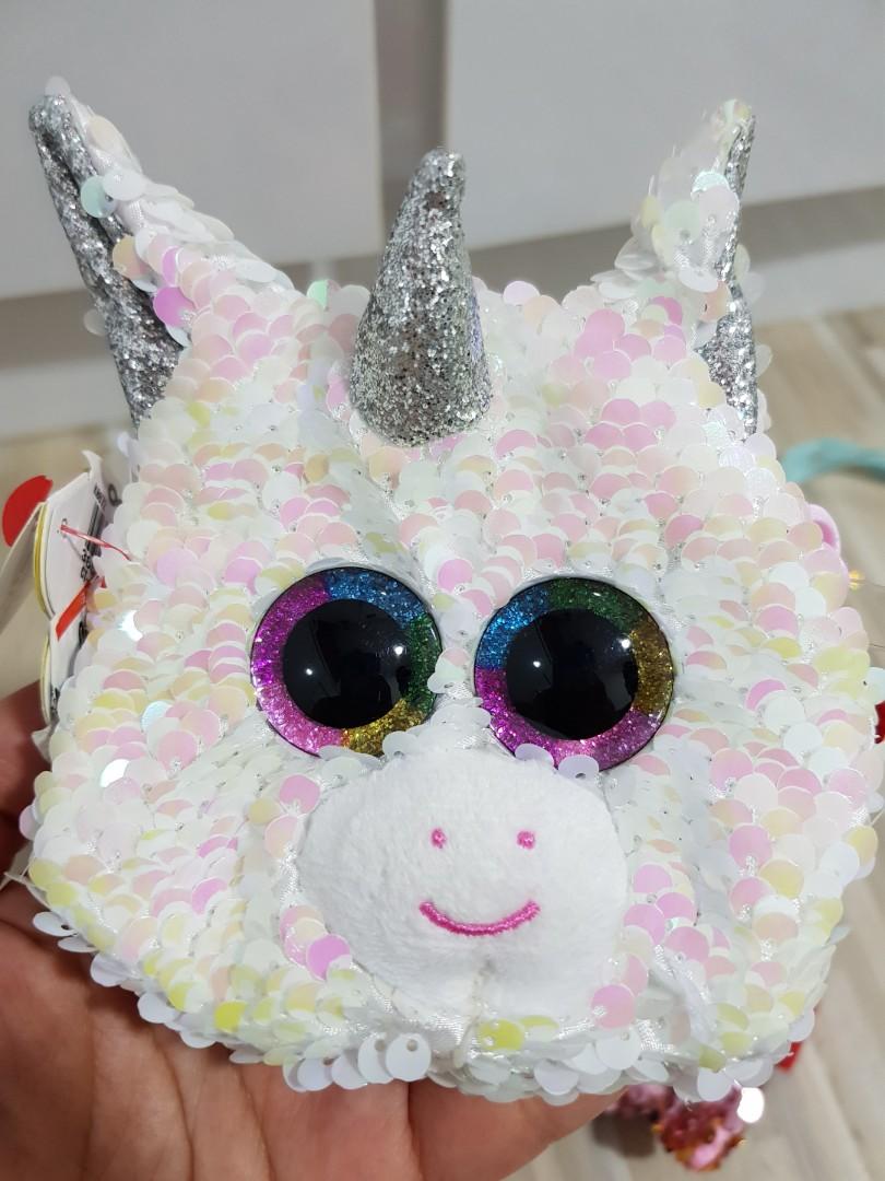 Ty top unicorn wristlet