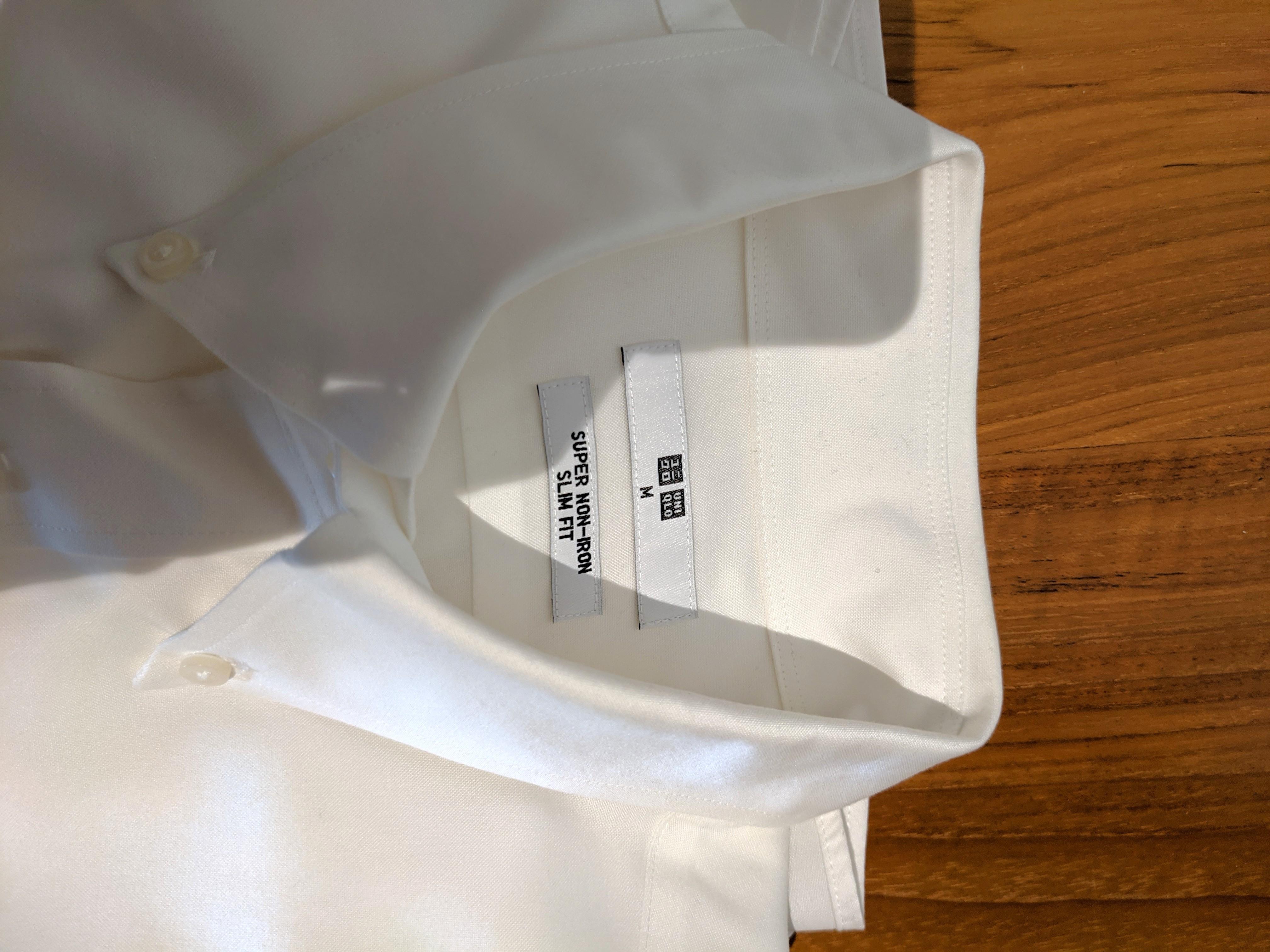 uniqlo super non iron slim fit