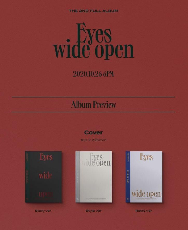 Unsealed Twice Unsealed 2nd Full Album Eyes Wide Open Entertainment K Wave On Carousell