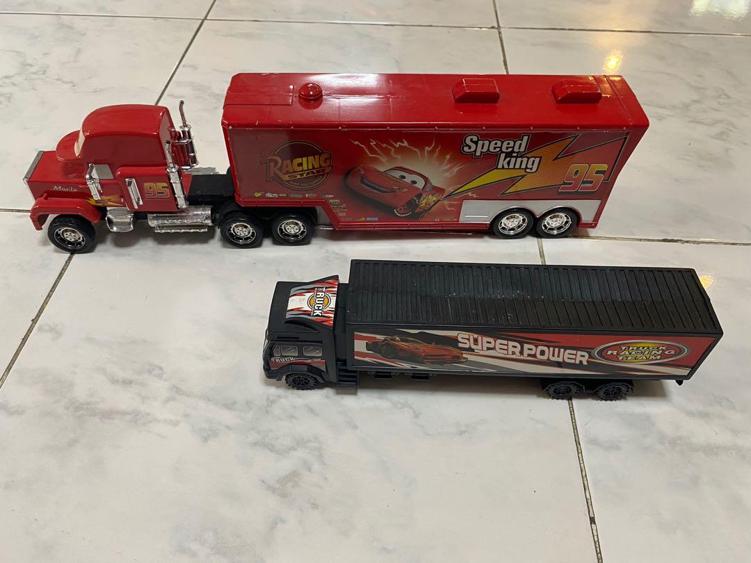Very big Lightning Mcqueen Metal and plastic truck, Hobbies & Toys, Toys & Games on Carousell