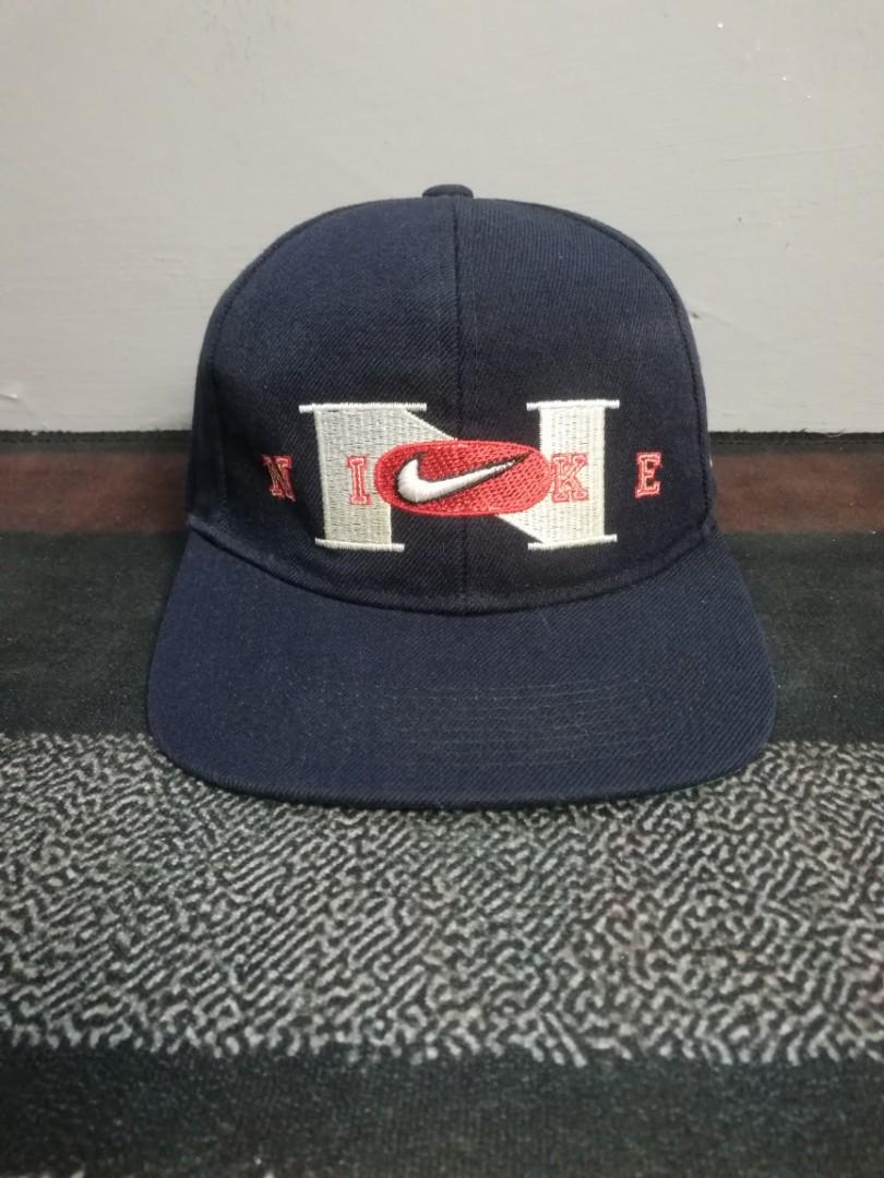 Vintage 90s nike just do it snapback cap usa, Men's Fashion