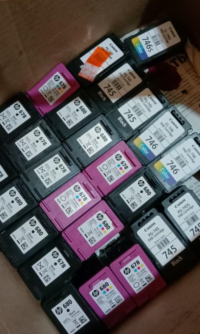 Empty deals ink cartridges