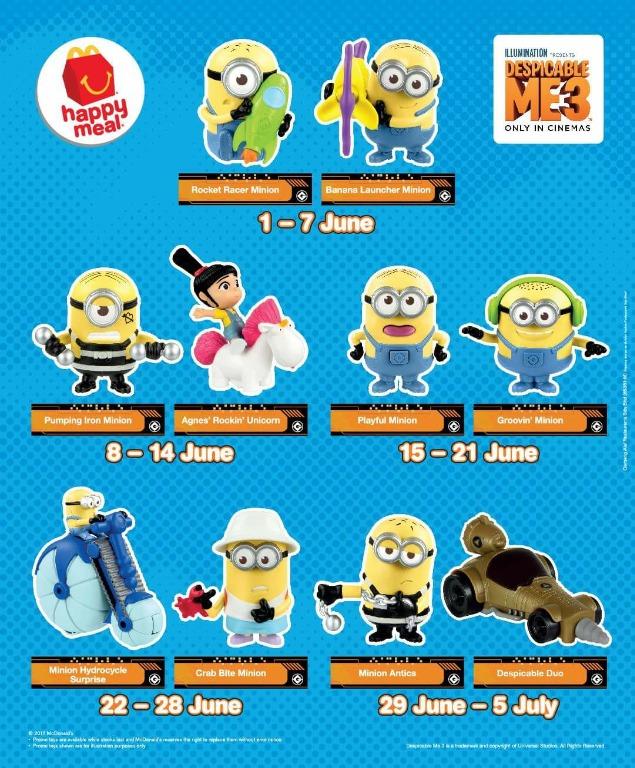 mcdonalds despicable me 3