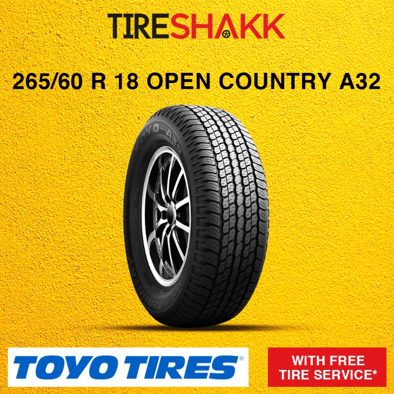 265/60 R 18 Toyo Tires Open Country A32, Car Parts & Accessories, Mags ...