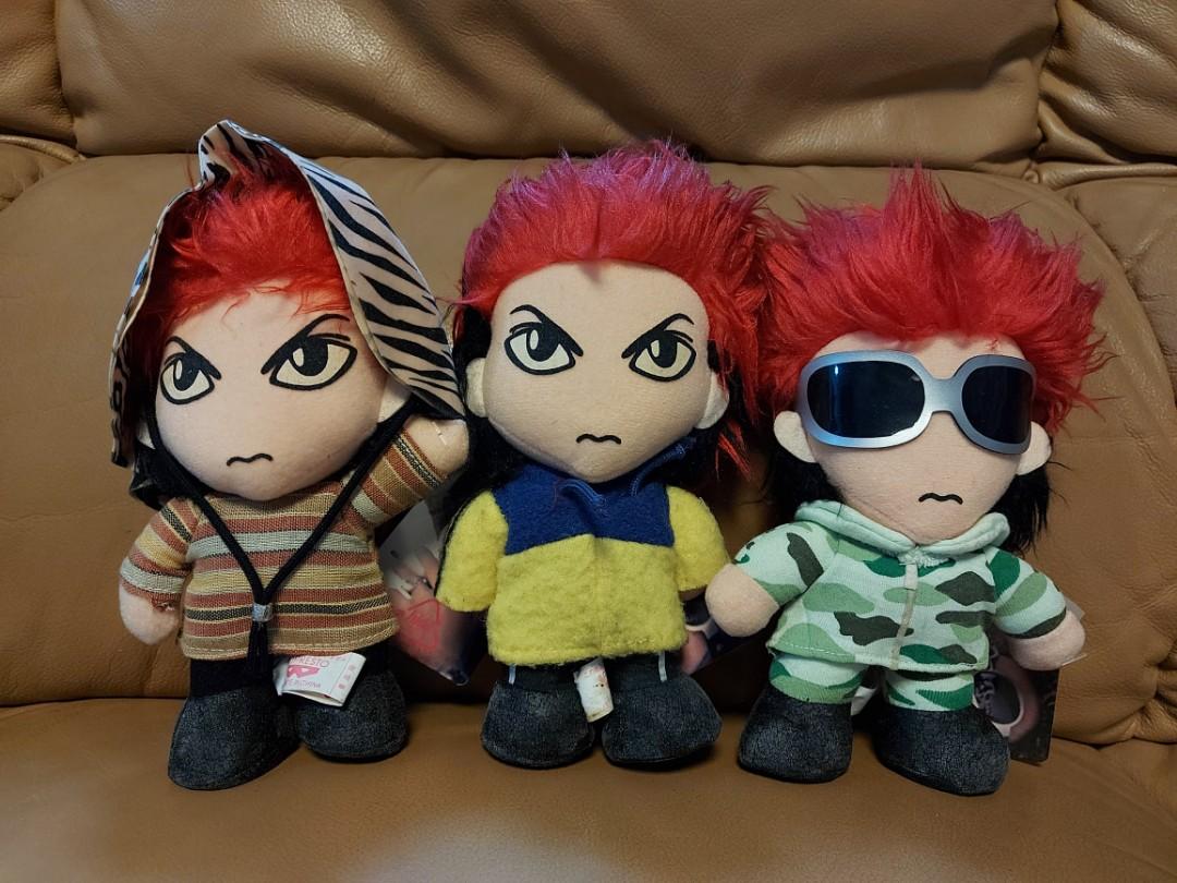 清屋清位 Banpresto 夾公仔 毛公仔 景品 樂隊 X Japan Hide 1套3隻, 興趣及遊戲, 玩具 & 遊戲類 - Carousell