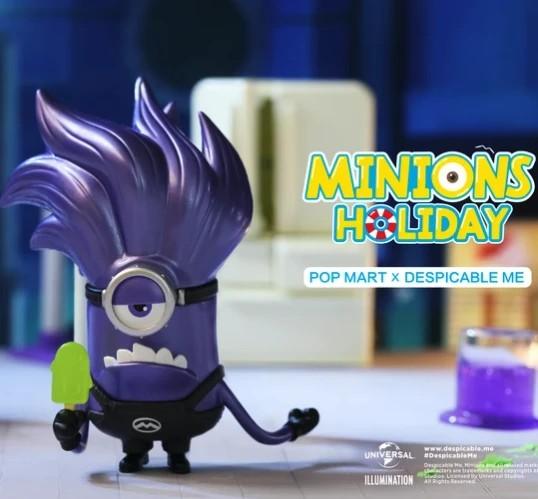 全新未拆袋Pop Mart Minions Holiday 小黃人散賣大隱藏款Evil Minion