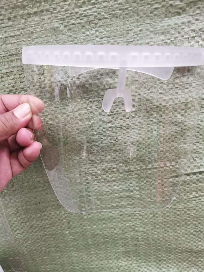 Acrylic full shield face mask, Beauty & Personal Care, Face, Face Care