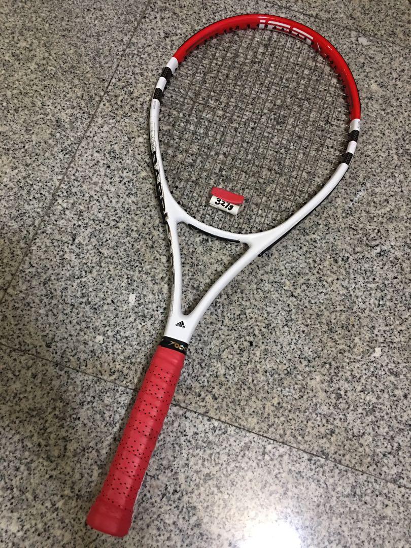 guitarra enlace firma Adidas Barricade i25 Tennis Racquet Racket, Sports Equipment, Sports &  Games, Racket & Ball Sports on Carousell