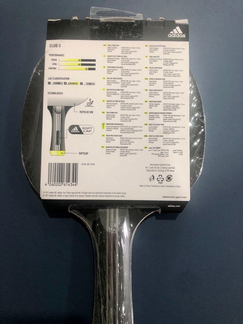 Adidas champ 500 hot sale table tennis bat