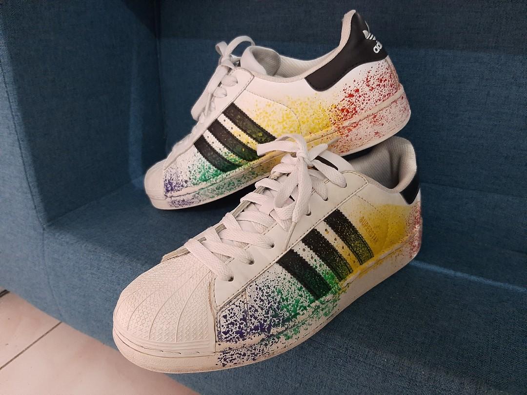 adidas superstar multicolor