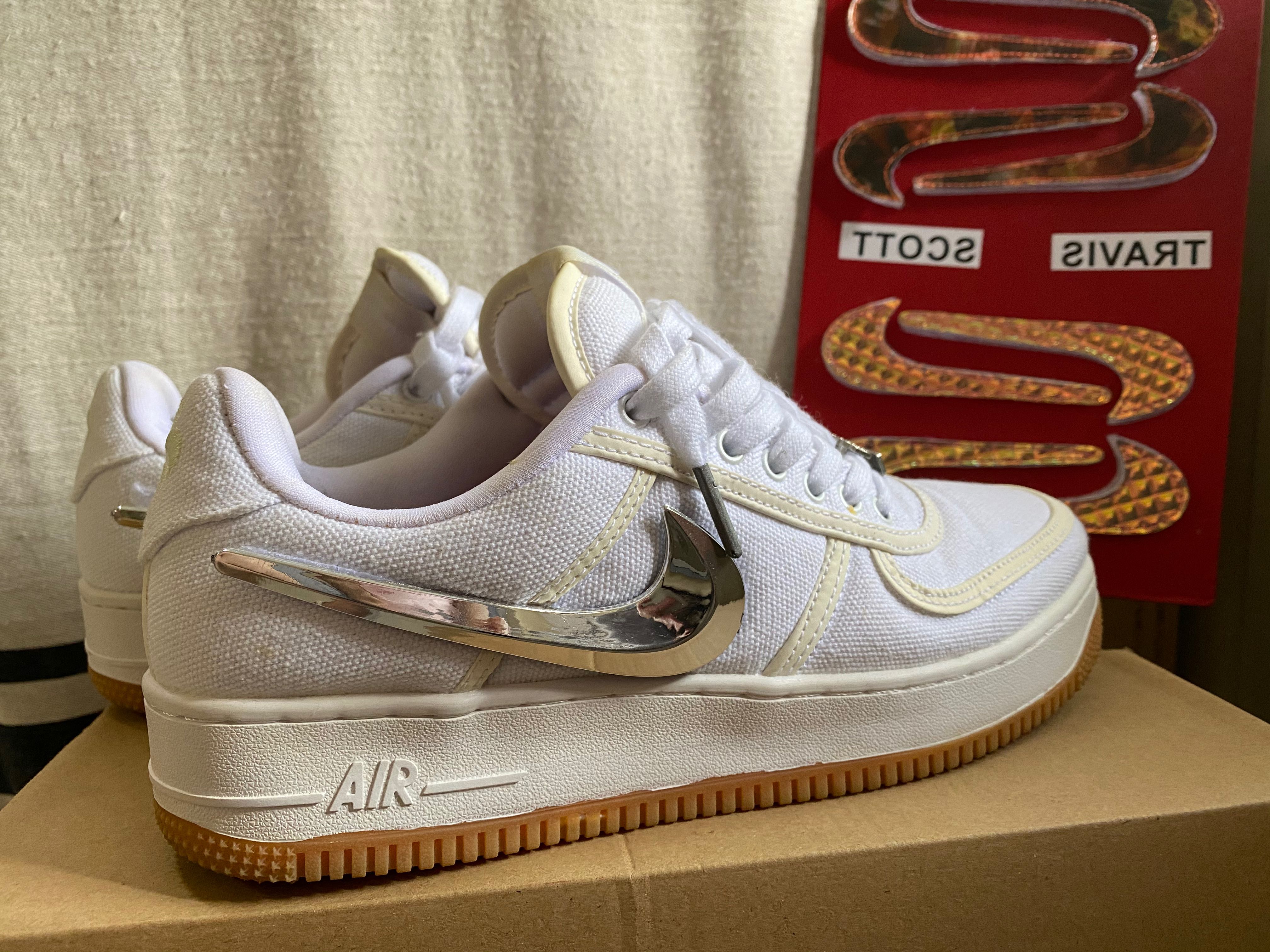 Air Force One X Travis Scott. White Men s Fashion Footwear