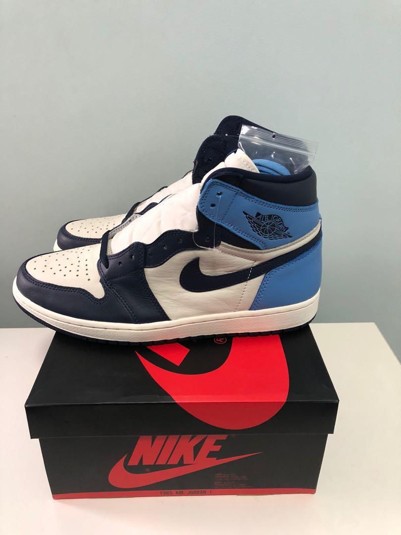 Air Jordan 1 High Obsidian, Men's 