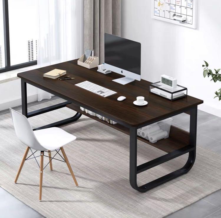Dark brown hot sale study table