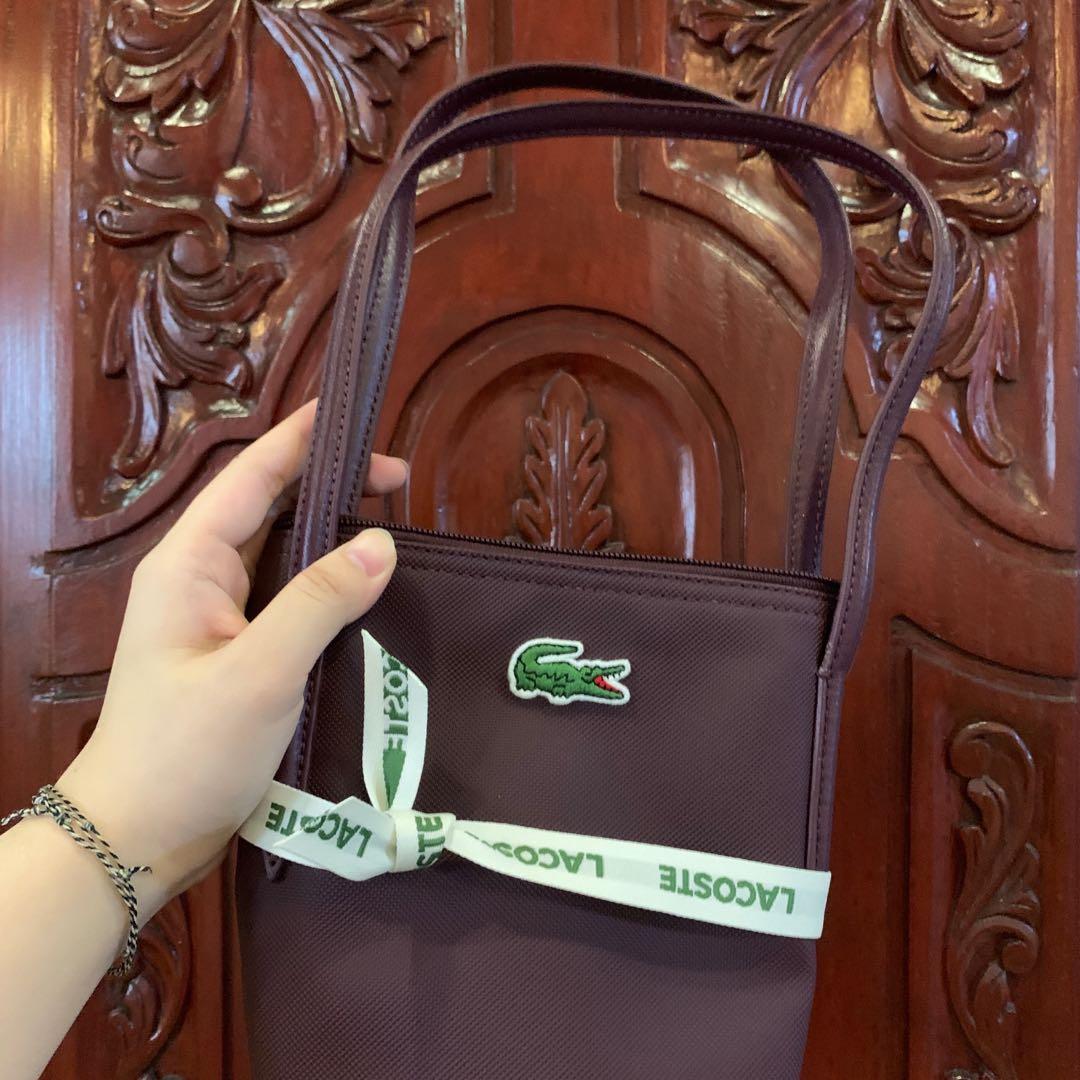 how to distinguish fake lacoste tote bag