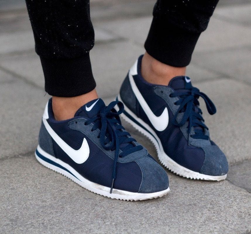 cortez nike navy blue