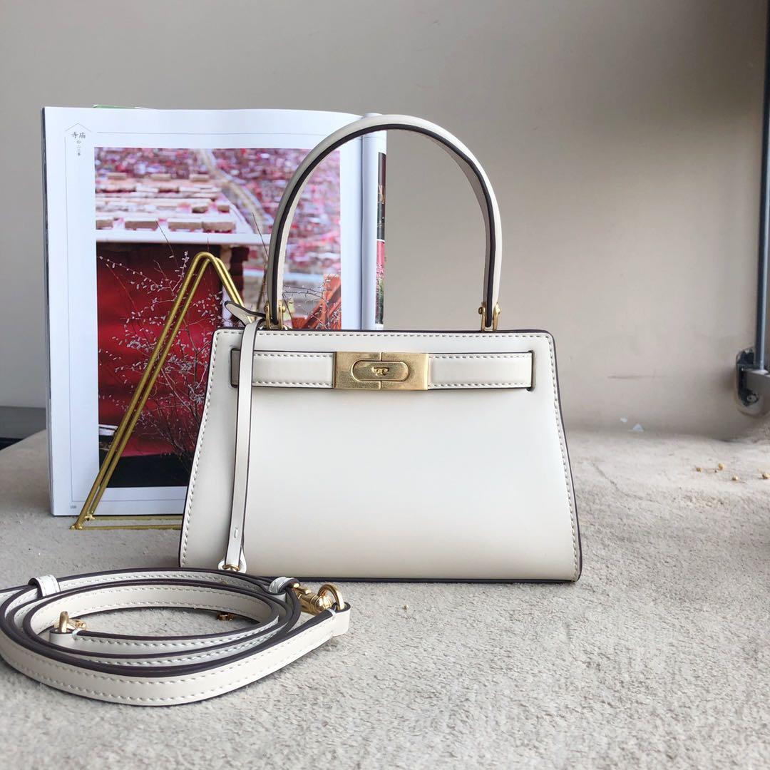 Authentic Tory Burch Lee Radziwill Petite Bag White, Luxury, Bags & Wallets  on Carousell