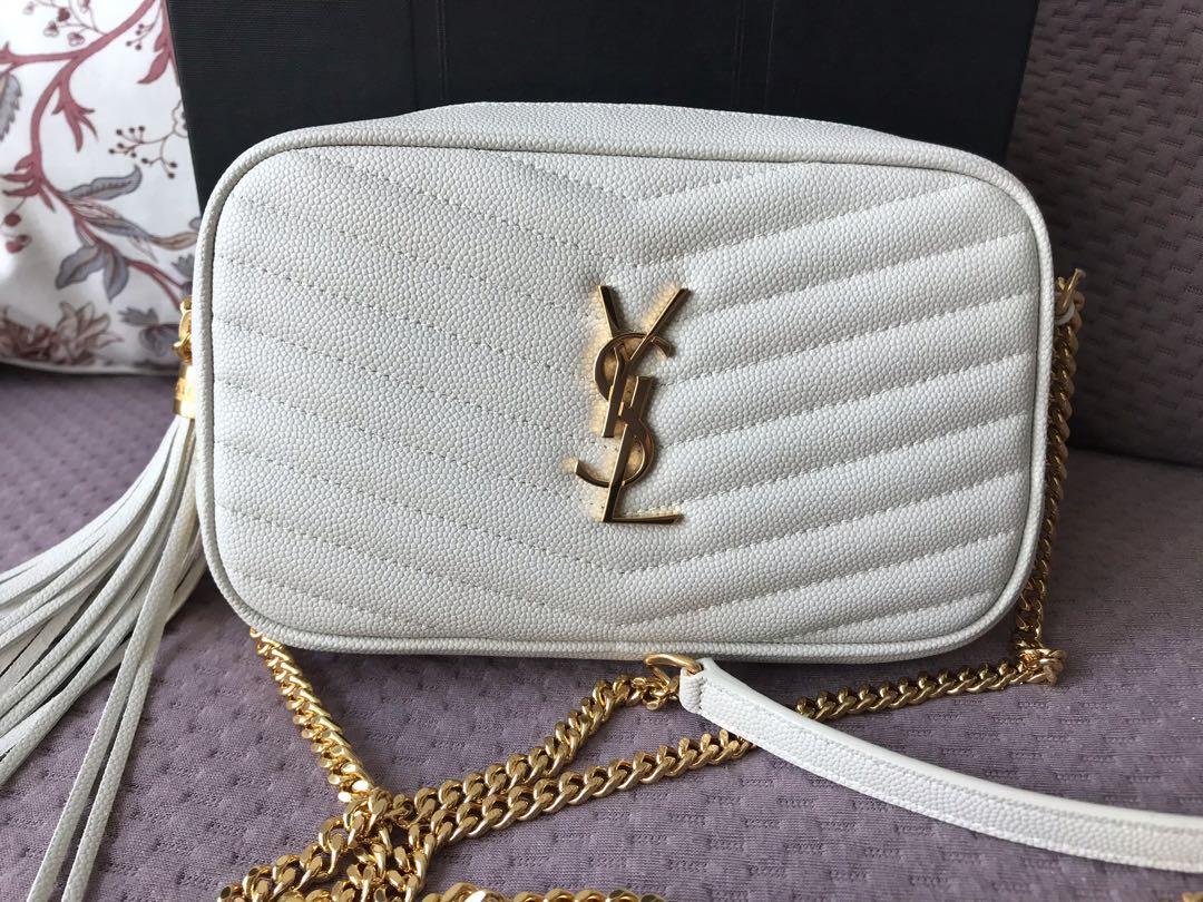 Authentic YSL Mini Lou Bag, Women's Fashion, Bags & Wallets, Cross-body Bags  on Carousell