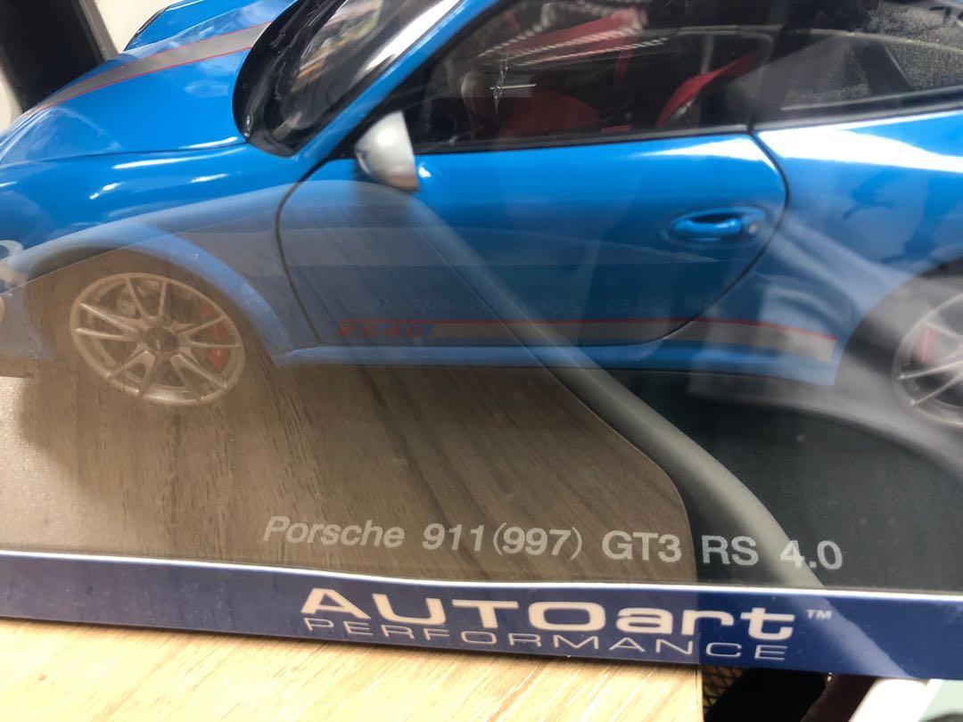 AUTOart 1/18 PORSCHE 911(997) GT3 RS 4.0 blue 78145 藍色, 興趣及遊戲, 玩具 遊戲類-  Carousell