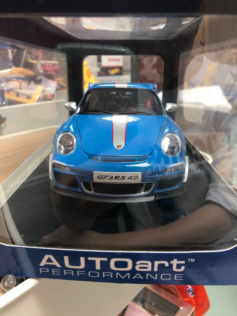 AUTOart 1/18 PORSCHE 911(997) GT3 RS 4.0 blue 78145 藍色, 興趣及遊戲, 玩具 遊戲類-  Carousell