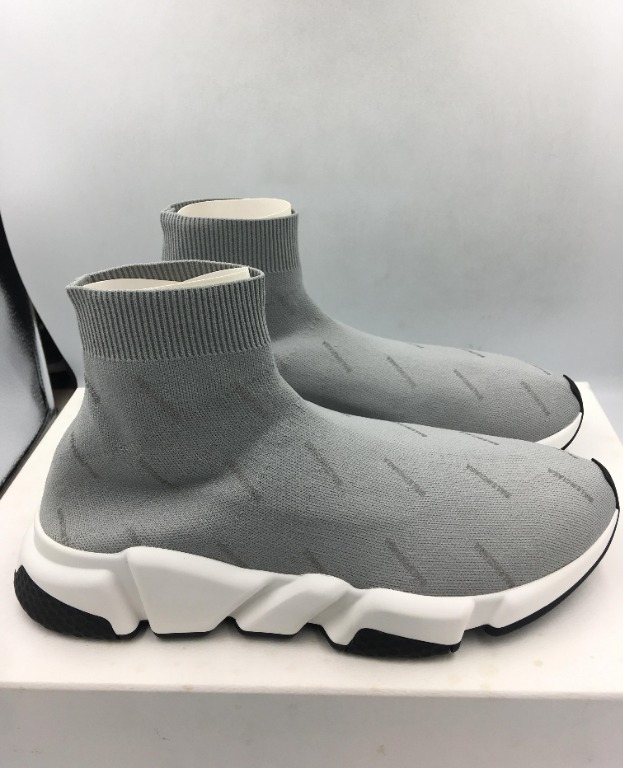 Balenciaga speed trainer grey reflective clearance