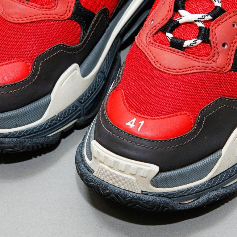 Triple s red black cheap