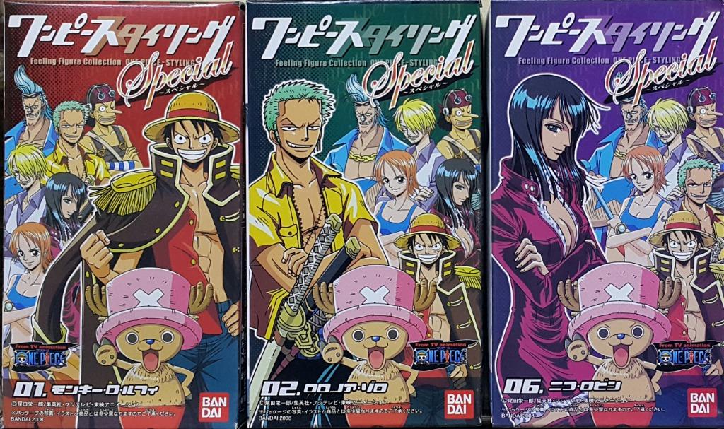Bandai 海賊王莫奇 D 路飛羅洛亞 卓洛妮歌 魯賓盒蛋套裝one Piece Feeling Figure Collection One Piece Styling Special Monkey D Luffy Roronoa Zoro Nico