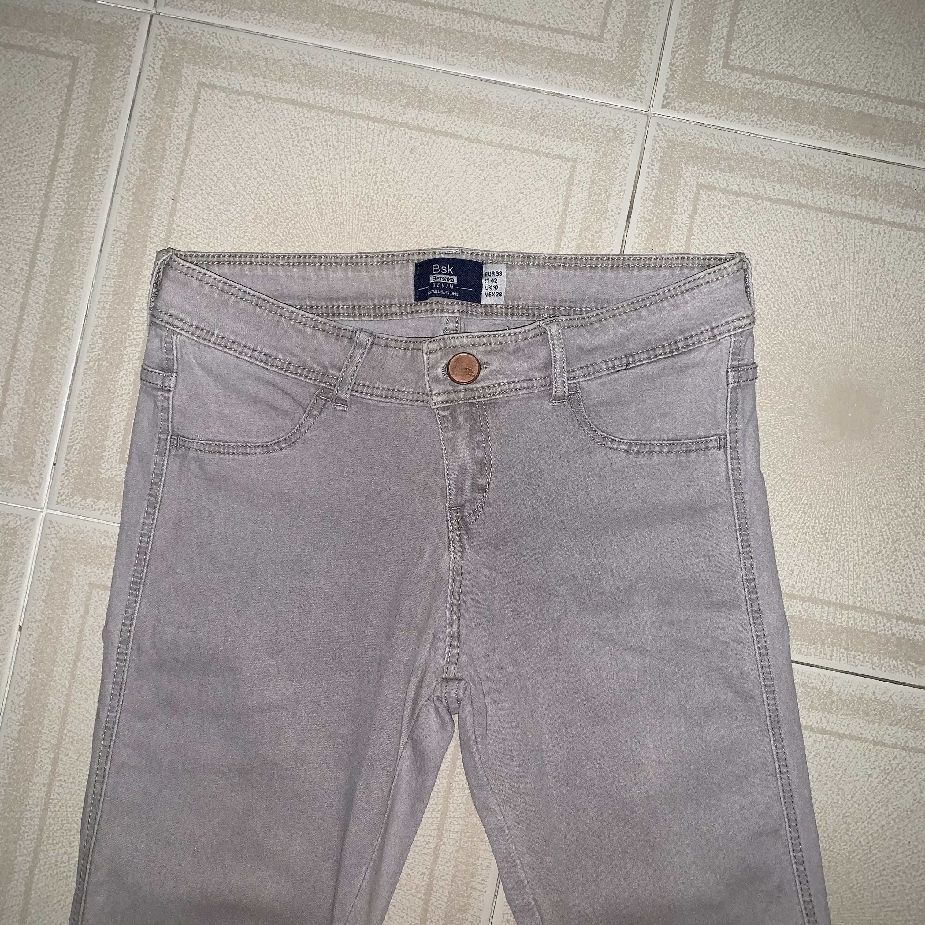 bershka grey jeans