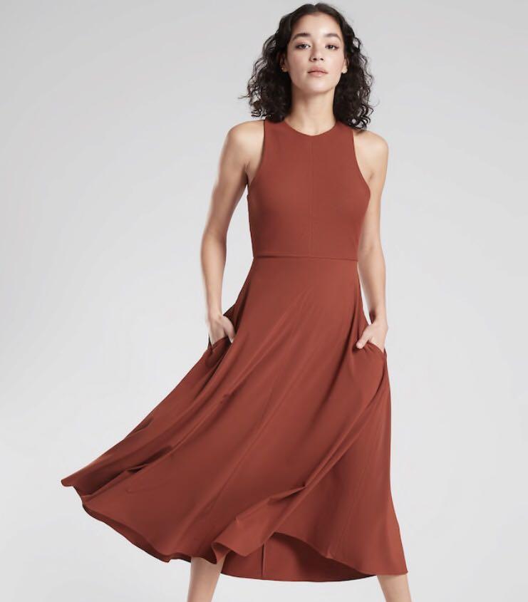 BNWT Athleta Winona Dress S, Women's Fashion, Tops, Sleeveless on