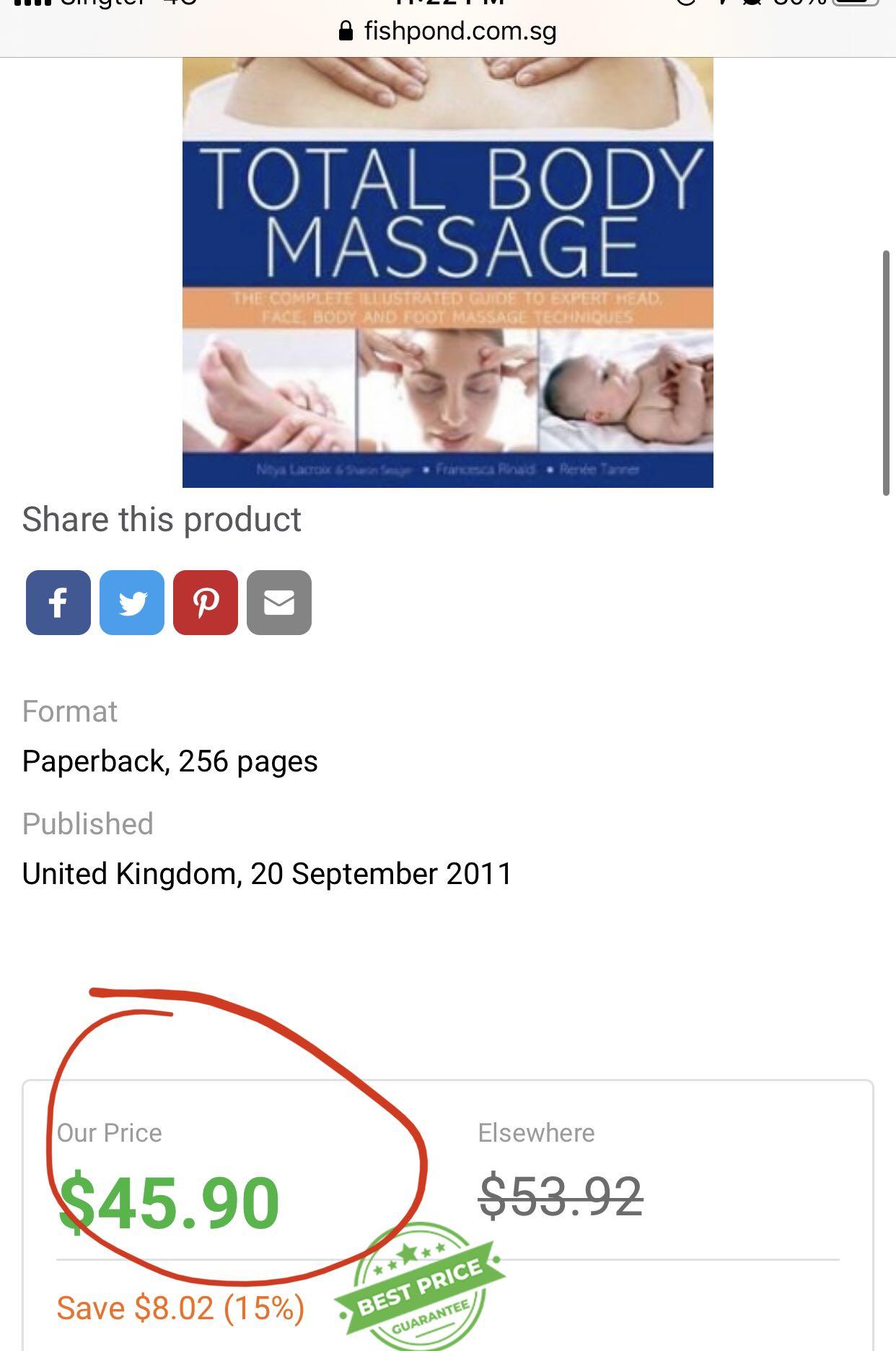 Book Total Body Massage By Nitya Lacroix Sharon Seager Francesca