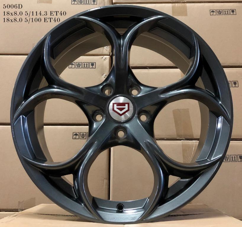Brand New 18 Inch Sports Rims, Car Accessories, Tyres & Rims on Carousell