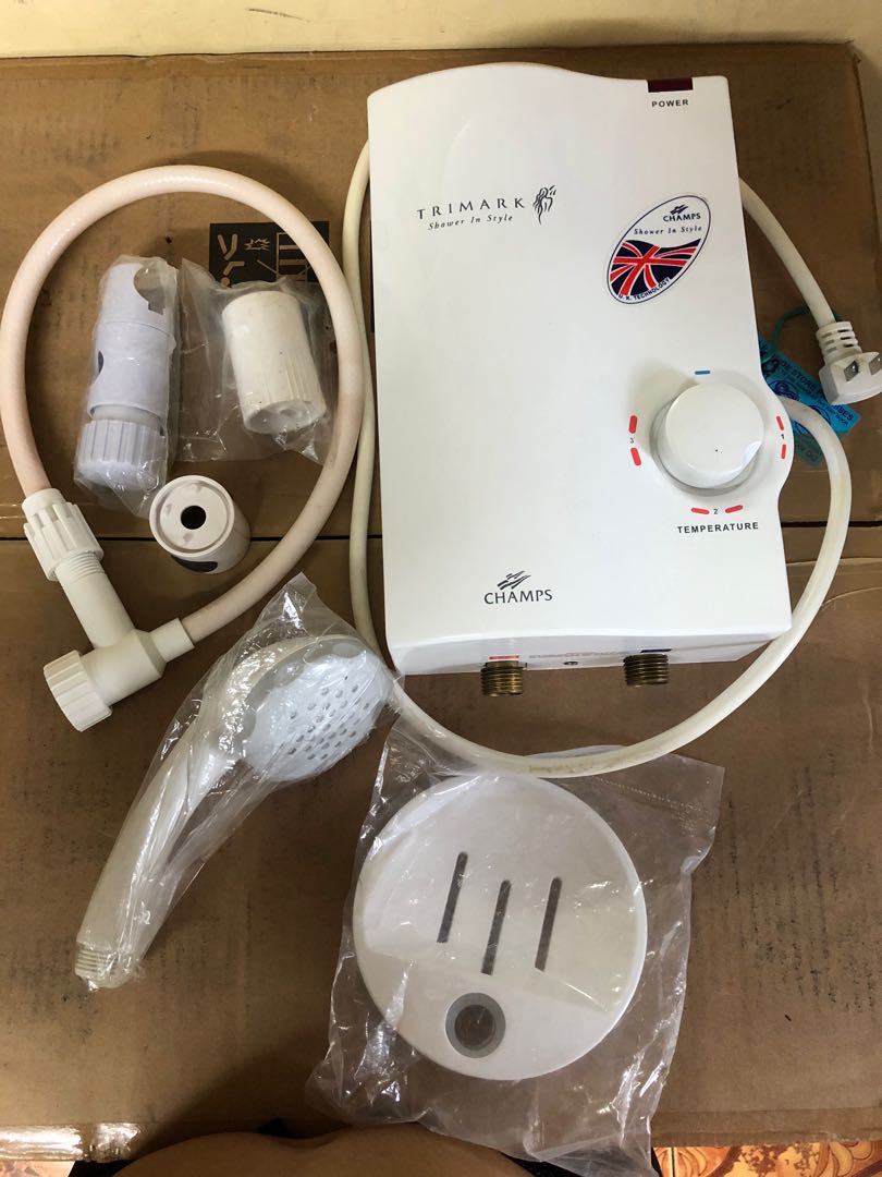 Champs Trimark Shower Heater, TV u0026 Home Appliances, Washing Machines and  Dryers on Carousell