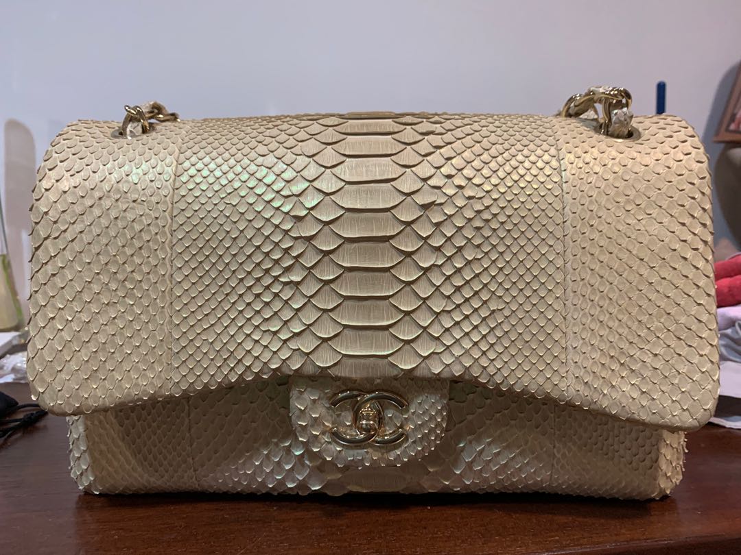 Chanel 255 Python Bag