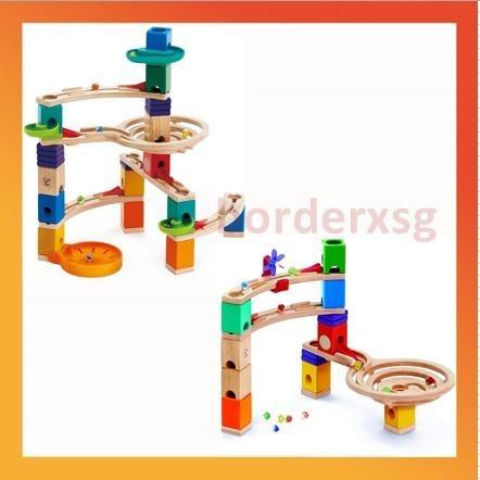hape quadrilla race to the finish marble run